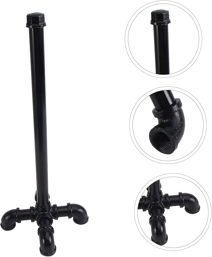 PRETYZOOM Paper Towel Holder Industrial Roll Paper Rack for Home Kitchen Bathroom 1pc