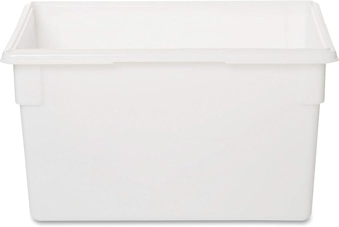Rubbermaid Commercial Products Food Storage Box/Tote for Restaurant/Kitchen/Cafeteria, 21.5 Gallon, White