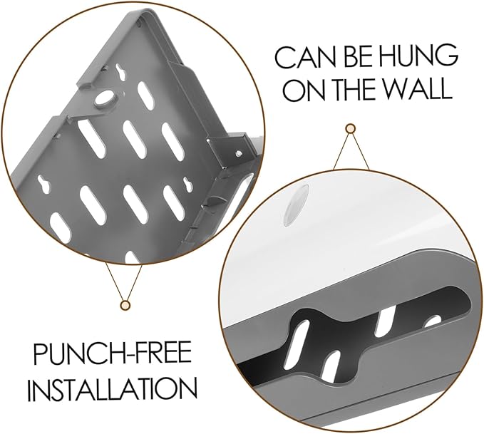 Cabilock -Mounted Paper Towel Dispenser Versatile Hand Towel Holder for Kitchen and Bathroom Space-Saving Design Easy Installation
