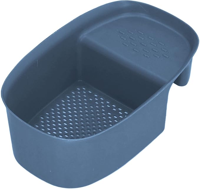 aqxreight Sink Drain Basket Household Saddle Shaped Mesh Strainer Kitchen Waste Vegetable Fruits (Blue)
