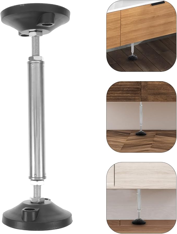 OSALADI Telescopic Cabinet Support Pole for Adjustable Bathroom Installation Stable Support Rod Range for Sink Leg Frames and Cabinet Brackets User-friendly Design