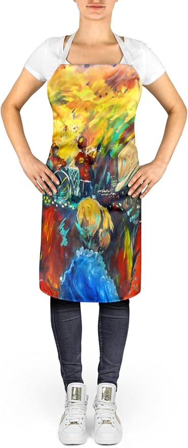 Caroline's Treasures Dance Apron Cooking Kitchen Server Baking Crafts Gardening for Adult Women Men, Unisex, Large, Multicolor
