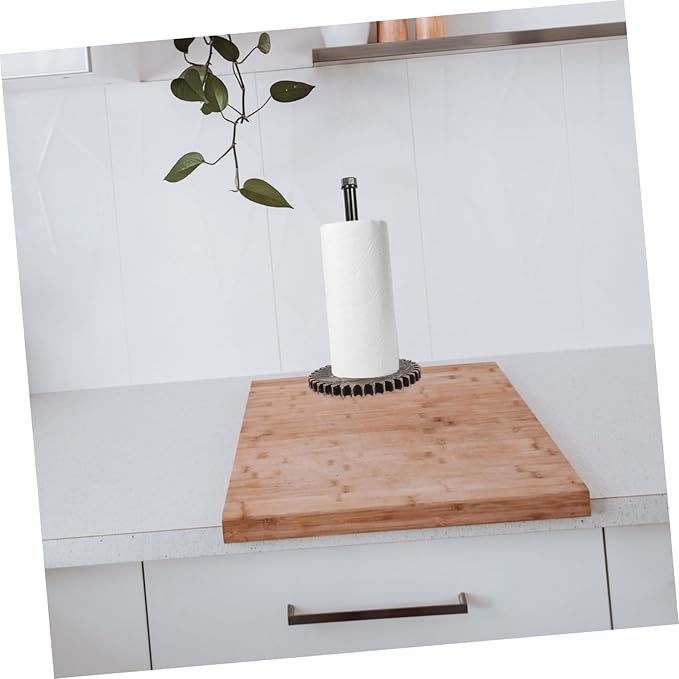Paper Towel Holder Industrial Stand Vintage Kitchen Towel Rack Cast Iron for Kitchen