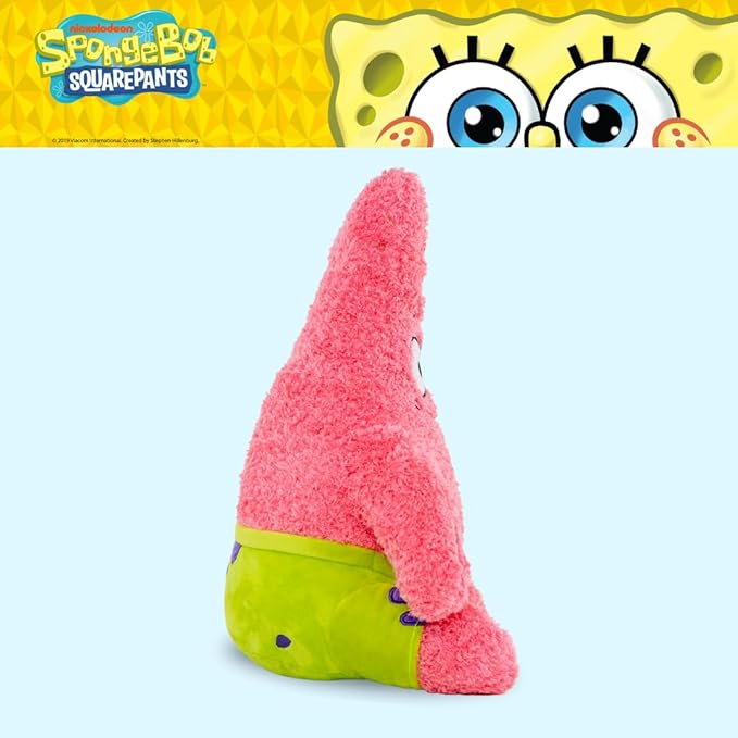 Spongebob Squarepants Patrick Star Bedding Super Soft Plush Calming 3Lb Weighted Cuddle Pillow Buddy, Comfort Pillow, (100% Officially Licensed Product) by Franco Calm