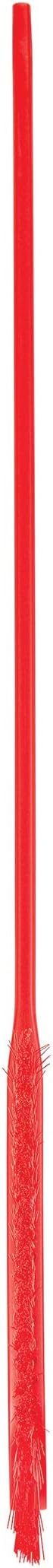 Vikan 41974 Ultra-Slim Cleaning Brush with Long Handle, 23.62" Medium, Red