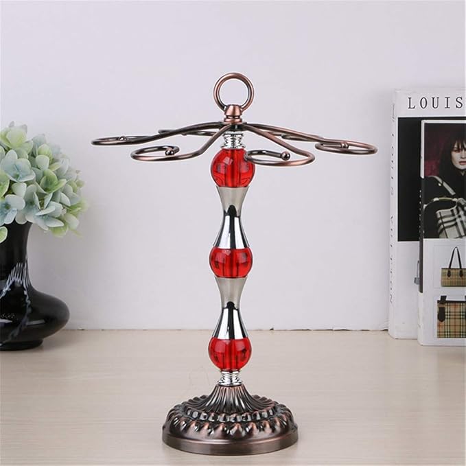 Wine Glass Rack Countertop Wine Glass Display Wine Glass Metal Goblet Rack Home Bar Decoration e for Kitchen Bar Pub (Color : Bronze Size : One Size)
