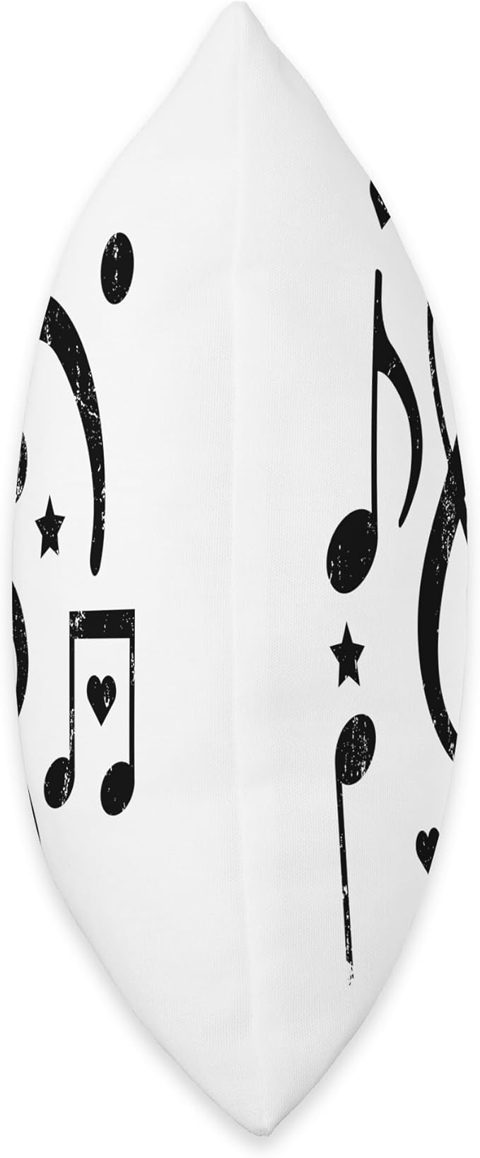 music singing hobby bass clef sheet music Musician Design Treble Clef Musical Notes Throw Pillow, 18x18, Multicolor
