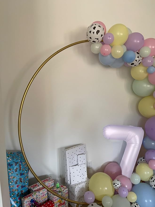 40 Inch Large Numbers Balloon, 4 Cream Purple Ballon for 4th 14 40 44 Birthday Party, Balloon 4 Number for Graduations Wedding Supplies