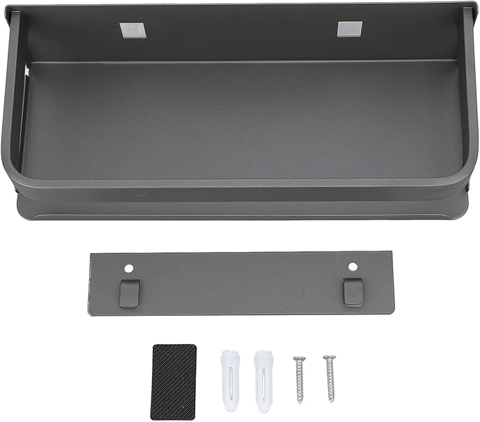 Tyenaza Bathroom Rack, Muti Purpose Floating Shelves Wall Mounted Wall Storage Shelves for Bedroom Living Room Bathroom Kitchen (25cm)