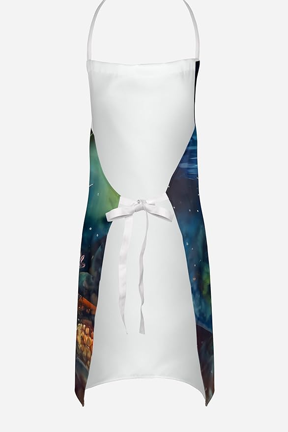 Caroline's Treasures Sting Ray Apron Cooking Kitchen Server Baking Crafts Gardening for Adult Women Men, Unisex, Large, Multicolor