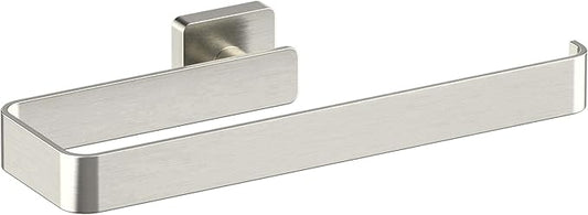 KIBI Blaze 10-Inch Bathroom Towel Bar – Solid Brass, Wall Mounted Hand Towel Holder, Sleek Modern Design, Rust-Resistant, Perfect for Bathroom, Vanity & Kitchen Sink Area (Brushed Nickel) (KBA16)