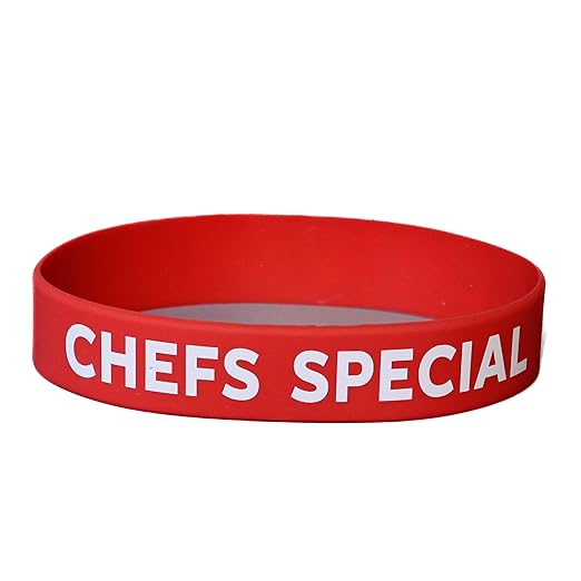 Culinary ID Bands Silicone Bottle Label, Clearly Printed CHEFS SPECIAL, Labeling Band for 32 Ounce Squeeze Bottle, Reusable, Improves Efficiency, 1 Pack