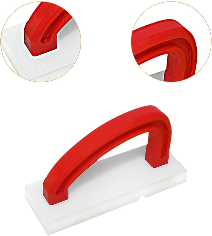 Cutting Board Refinisher Chopping Board Planer with Handle Stainless Steel Blade Kitchen Cleaning Tool for Kitchen Restaurant, Red