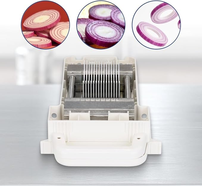 Prince Castle Saber King Mini Onion Blade Pusher Set, 3/16-inch - Commercial Vegetable Chopper and Kitchen Chopper for Cutting, Onion Dicer