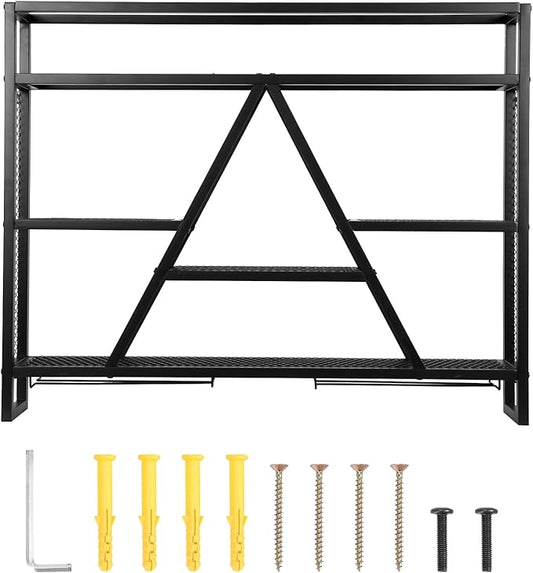 Wall Mounted Wine Rack Multi-Purpose Bar Liquor Bottle Display Shelf Large Capacity for Kitchens Bars Cafes