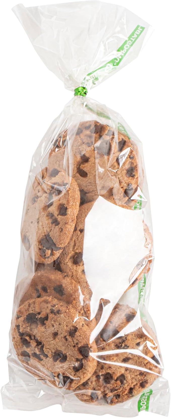 Restaurantware Candy Bags 100 Pcs 10" x 3.7" Heat-Sealable Clear Plastic Bags Greaseproof Home Compostable Freezer-Ready No-Flap Treat Carriers for Candies, Cookies, Bakery, Party Favours