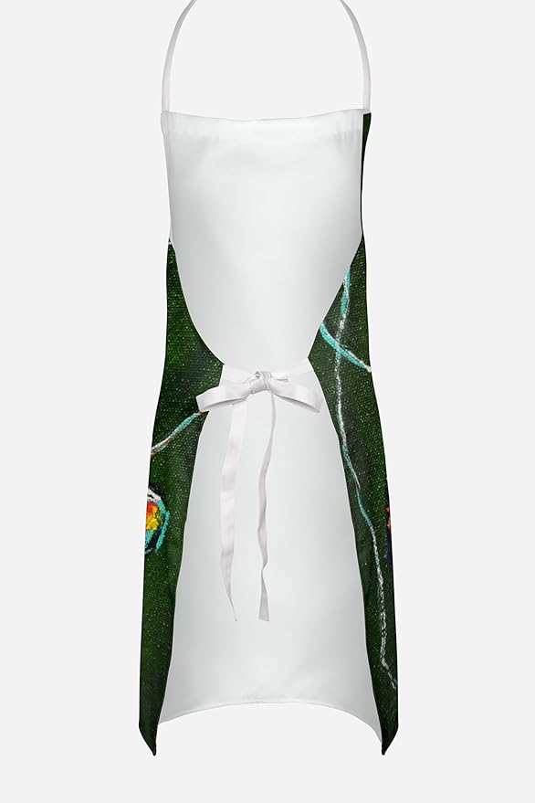 Caroline's Treasures Green Waters Shrimp Apron Cooking Kitchen Server Baking Crafts Gardening for Adult Women Men, Unisex, Large, Multicolor