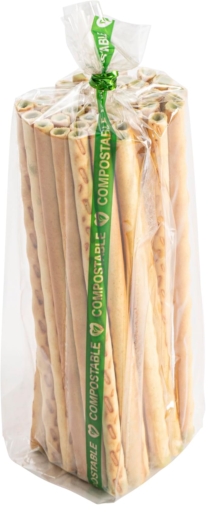 Resturantware Plastic Gusset Bags 100 Count 2" x 2" x 8 1/4" Wicker Dispensing Bottom Gusset Clear Plastic Bags Heat Sealable For Sourdough Bread Cookies Pastries Rolls For Home Bakers And Bakeries