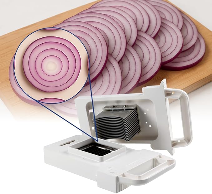Prince Castle Saber King Mini Onion Blade Pusher Set, 3/16-inch - Commercial Vegetable Chopper and Kitchen Chopper for Cutting, Onion Dicer