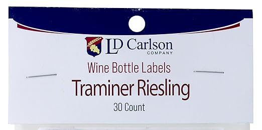 Home Brew Ohio Traminer Riesling Wine Labels