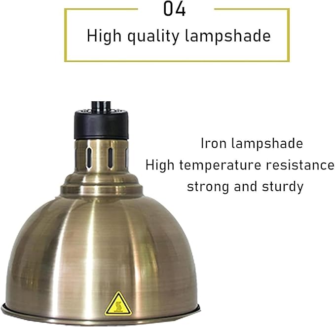 Restaurant Kitchen Buffet Commercial Pendant Light for Keeping Food Warm Extendable(C) (E)