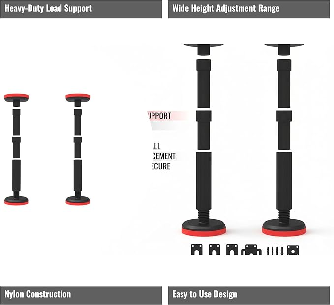 Adjustable Cabinet Support Bracket for Kitchen Sink and Bathroom Sink Installation with Heavy Duty Load Capacity