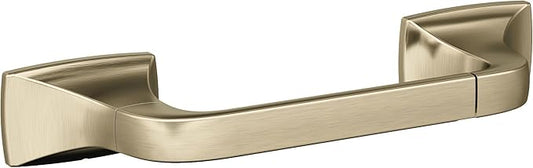 Amerock BH36011BBZ | Golden Champagne Pivoting Double Post Toilet Paper Holder | 10-5/8 in. (270 mm) Toilet Tissue Holder | Highland Ridge | Bath Tissue Holder | Bathroom Hardware | Bath Accessories