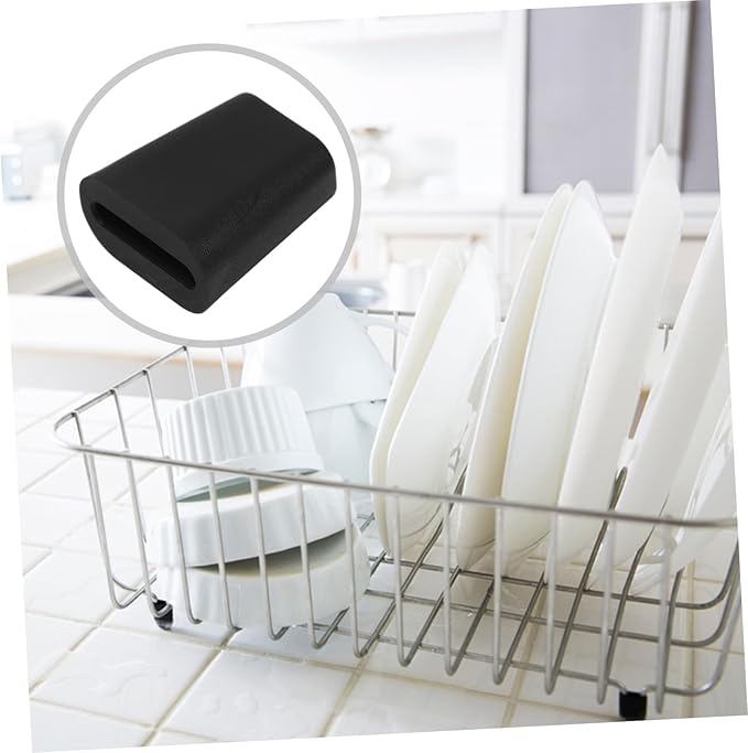 HOMSFOU 30pcs Dish Drying Rack Feet Replacement Non- Kitchen Sink Grid Protectors Drainage for Dish Racks and Easy to Use Accessories