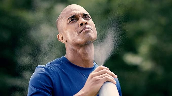 O2COOL Mist 'N Sip Misting Water Bottle 2-in-1 Mist And Sip Function With No Leak Pull Top Spout Reusable Sports Water Bottle - 20 oz (Crackle Green)