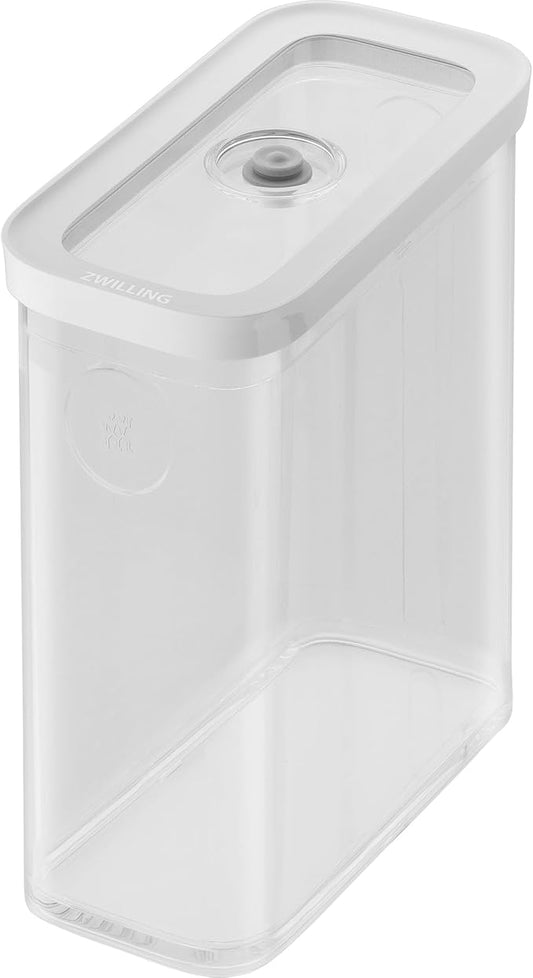 ZWILLING Fresh & Save Cube Box, Plastic, Airtight Dry Food Storage Container, Medium X-Tall Cube, 3M Container, 3-qt