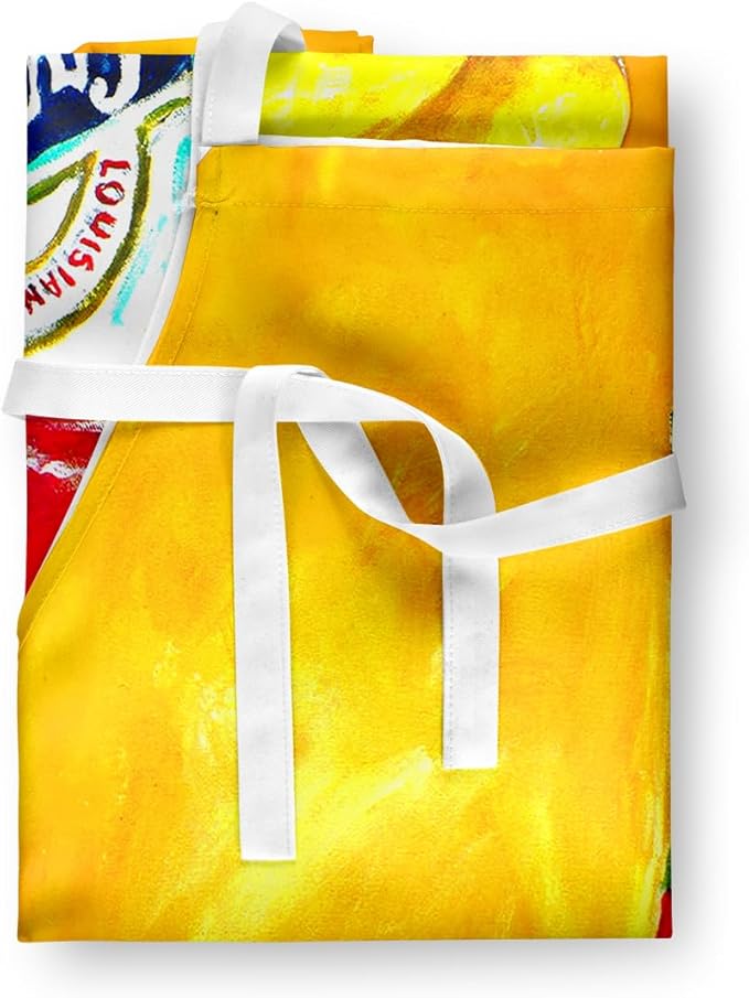 Caroline's Treasures Got Sauce Hot Sauce Apron Cooking Kitchen Server Baking Crafts Gardening for Adult Women Men, Unisex, Large, Multicolor