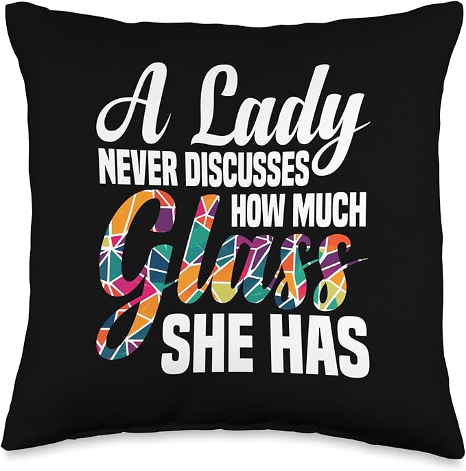 Stained Glass Foiler Tools Sheets Stained Glass Artist Throw Pillow