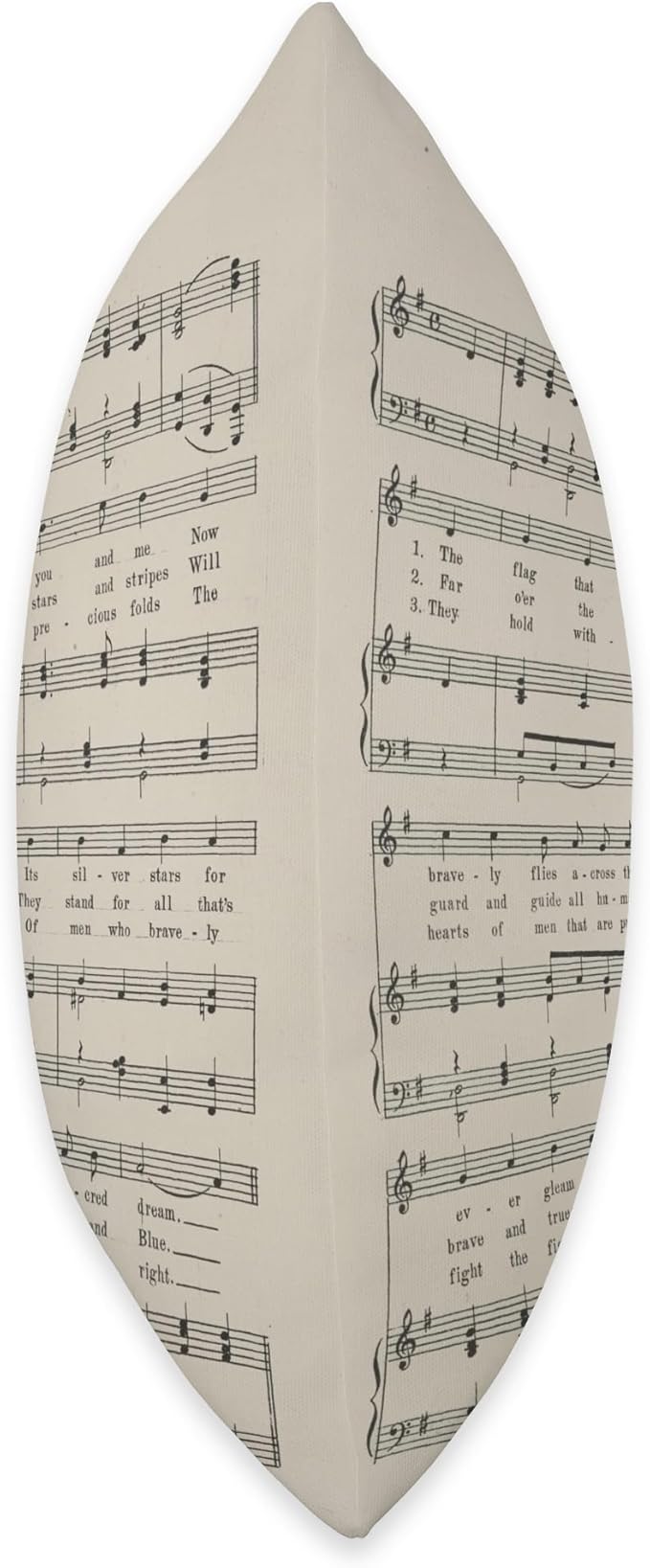 The Stars and Stripes Forever Sheet Music Notation Throw Pillow