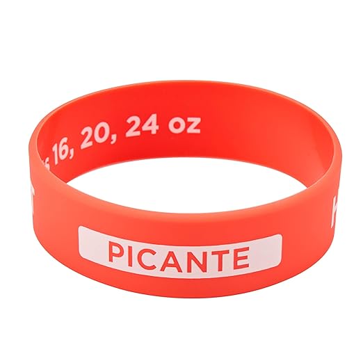 Restaurantware Silicone Squeeze Bottle Band 10 Count 2.75 Inch Dishwasher Safe Condiment Identification Band, Hot Red Non-Slip Label Band for Condiment Labeling at Restaurants, Food Trucks