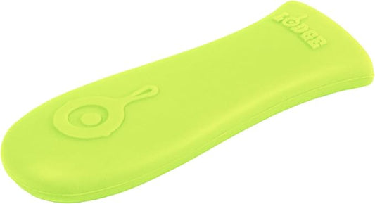 Lodge Silicone Hot Handle Holder - Dishwasher Safe Hot Handle Holder Designed for Lodge Cast Iron Skillets 9 Inches+ w/Keyhole Handle - Reusable Heat Protection Up to 500° - Green