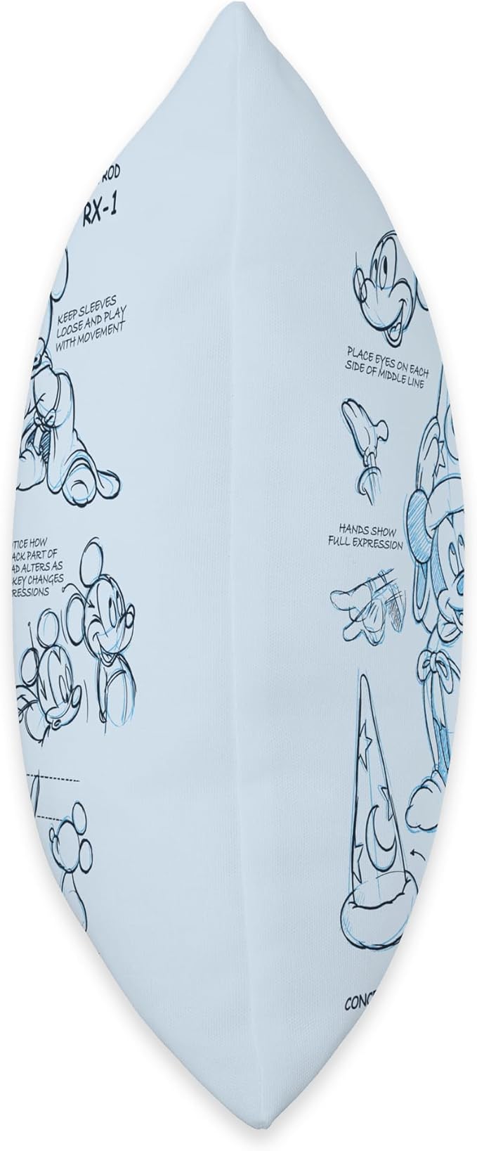 Disney Ink and Paint Sorcerer Mickey Mouse Model Sheet 1940 Throw Pillow