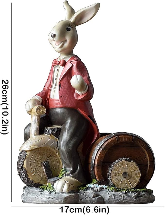 Wine Rack Rabbit Wine Bottle Sculptures and Figurines Decor Animal Wine Racks Used for Gifts for Home Decor Kitchen Decor（Two Styles） Wine Bottle Holder (Color : 1) (1)
