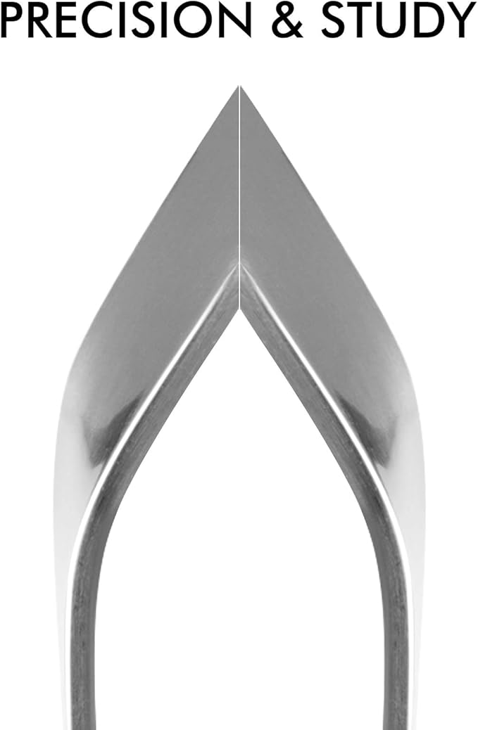 Fish Bone Tweezers, Professional Stainless Steel Flat and Slant Pliers Set for Kitchen Salmon Trout, 2 SET