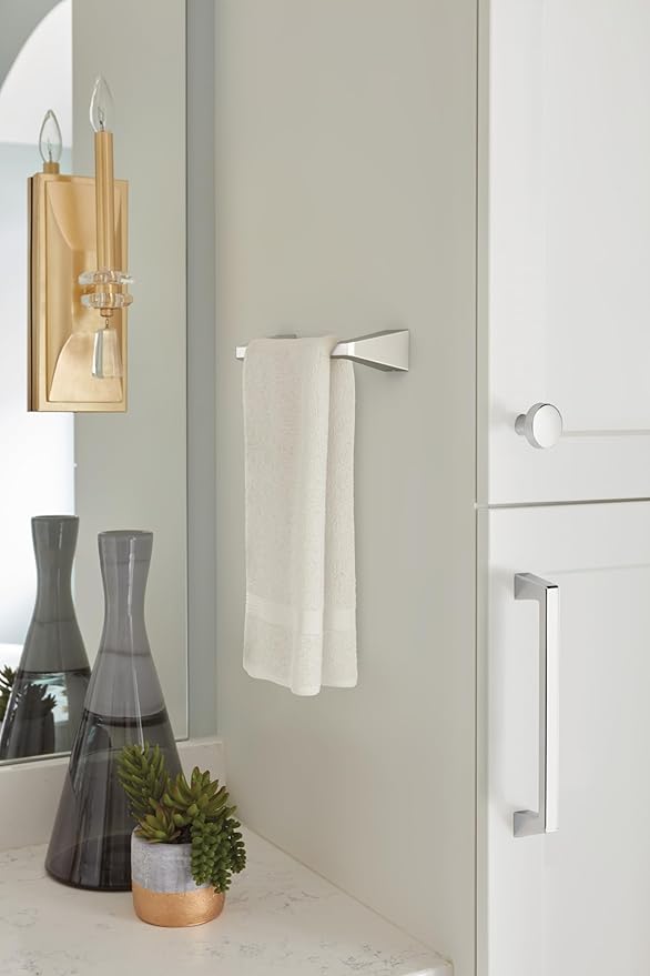Amerock Blackrock Polished Nickel 9 inch (229mm) Towel Bar, BH36005PN