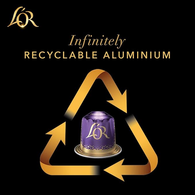 L'OR Coffee Pods, 50 Count Chateau Medium Roast Blend, Single-Serve Aluminum Coffee Capsules Compatible with the L'OR BARISTA System & *Nespresso Original Machines, 50 Count (Pack of 5)