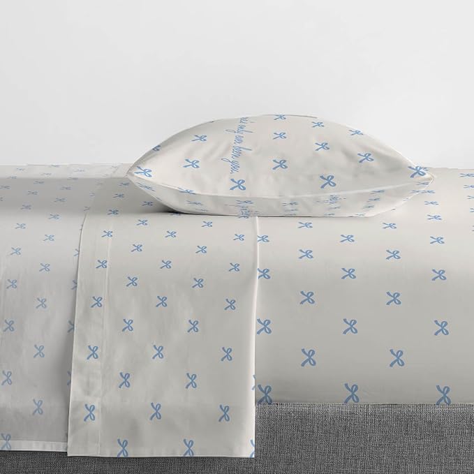 Jay Franco Sheet Set with Fitted, Flat Sheets & Pillow Cover - Ultra-Soft Bedding with Pillowcase for Room Decor, Beige - The Summer I Turned Pretty, 3 Piece Twin