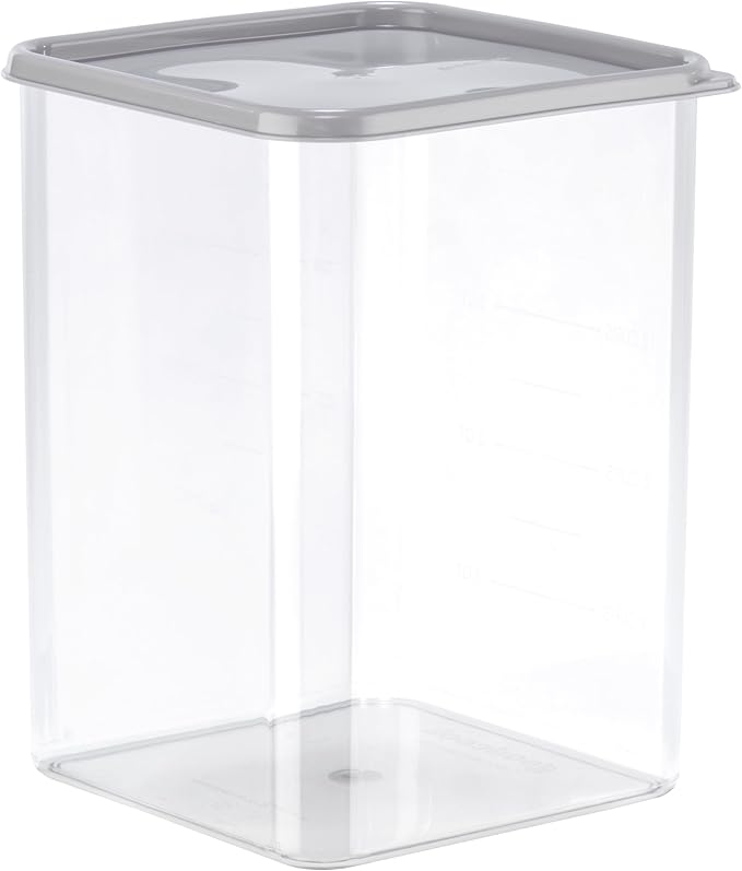 GoodCook Food Storage Container with Lid BPA-Free Modular & Stackable Design, 4.6-Quart, Clear