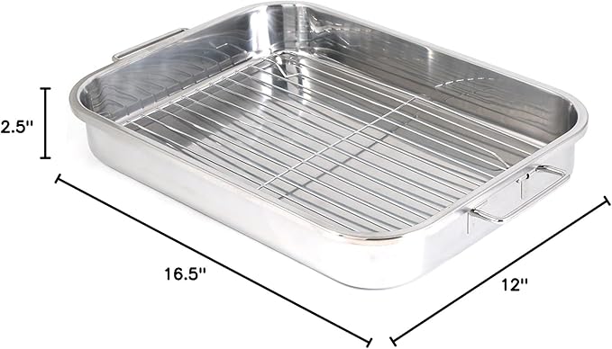 Cook Pro 4-Piece All-in-1 Lasagna and Roasting Pan