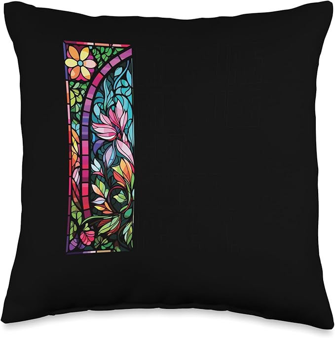 Stained Glass Tool Kit Glass Sheets Stained Glass Artist Throw Pillow