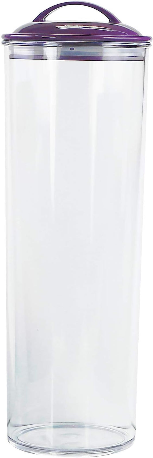 Calypso Basics by Reston Lloyd Acrylic Storage Canisters, Spaghetti, Plum