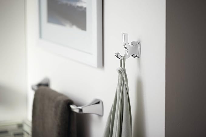 Moen YB5103CH Voss Double Robe Hook, Chrome (Pack of 2)