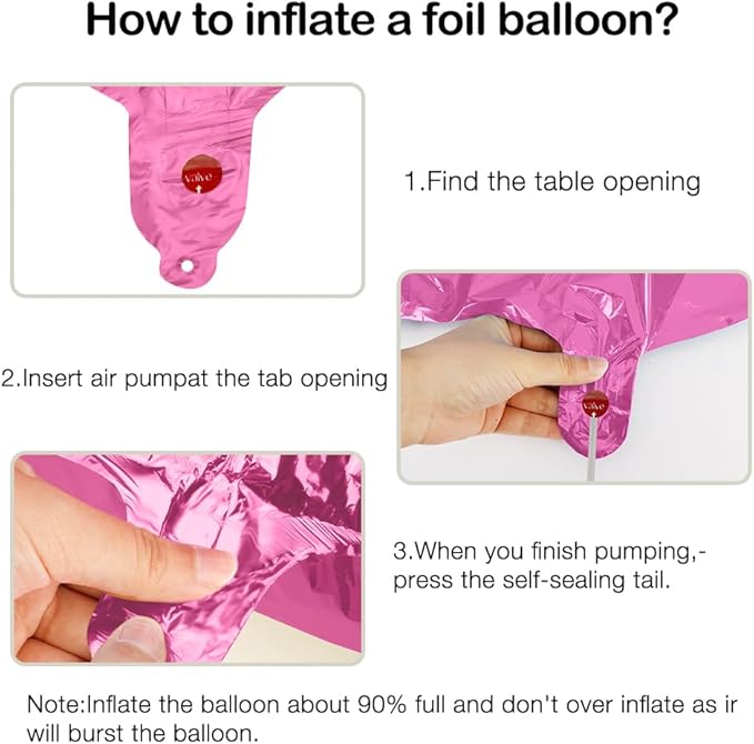 2026 Balloons, 2026 Number Balloons, 2026 Pink Balloon, Foil Happy New Year Balloon for New Year Eve Party Supplies 2026 Graduation Decorations Anniversary Birthday Home Office Decorations, 16 Inch