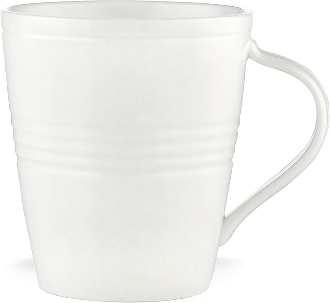 Lenox Tin Can Alley Seven Mug, 0.60 LB, White