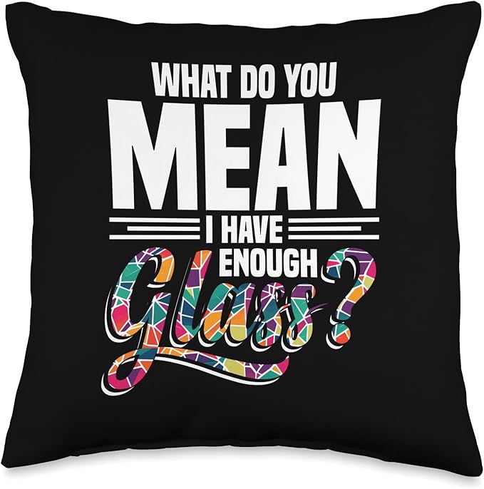 Stained Glass Sheets Grinder Machine Stained Glass Throw Pillow