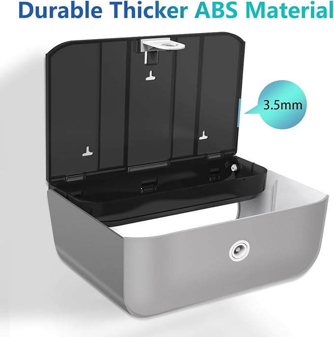 Commercial Paper Towel Dispenser Holder Wall Mount, Multi-fold Trifold C Fold Hand Towel Dispenser, Bathroom Paper Towel Dispenser, Toilet Paper Napkin Holder